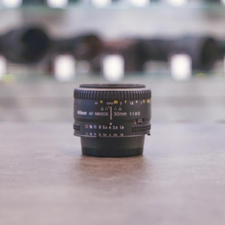 Nikon Nikkor 50mm f/1.8 D AF (NIEUW) (Hilversum), Audio, Tv en Foto, Fotografie | Lenzen en Objectieven, Nieuw, Standaardlens