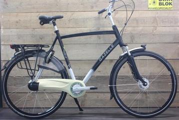 Gazelle Chamonix Plus 7v 65cm zwart/zilver + 3 mnd garantie beschikbaar voor biedingen