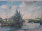 Oude schilderij 1945 van j otter, Antiek en Kunst, Kunst | Schilderijen | Klassiek, Ophalen