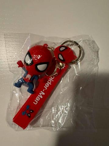 Luxe Spiderman sleutelhanger / Nieuw in verpakking .