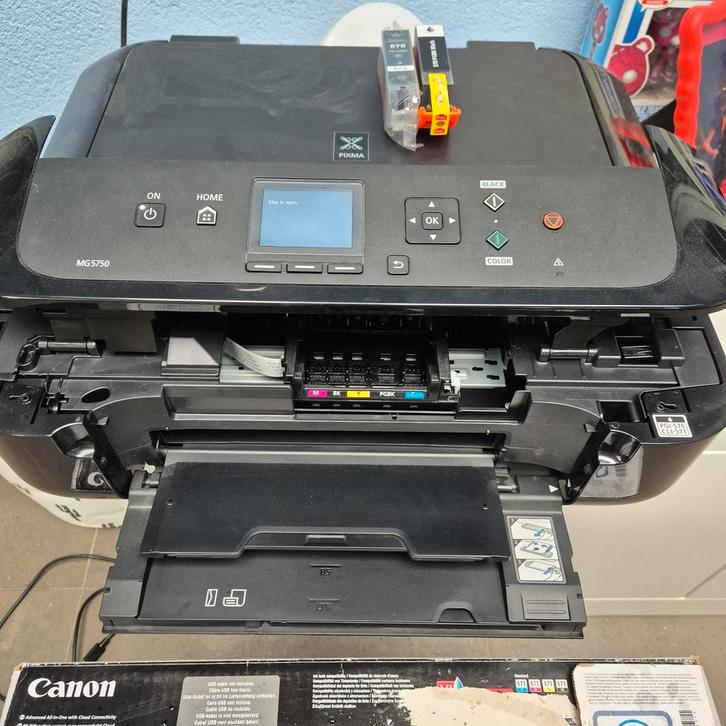 Canon Pixma MG5750 Printer en scanner, Computers en Software, Printers, Zo goed als nieuw, All-in-one, Inkjetprinter, Kleur printen