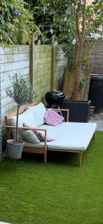 Tuinbank / Daybed, Ophalen, Zo goed als nieuw, Hout
