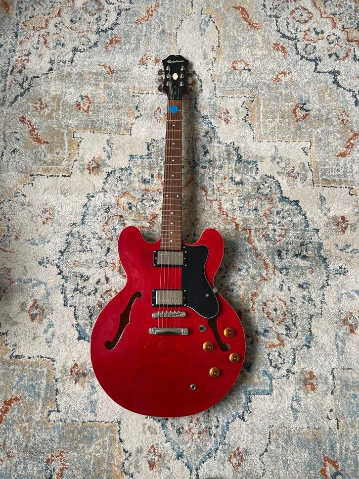 Epiphone ES-335 - Goede Staat!, Muziek en Instrumenten, Snaarinstrumenten | Gitaren | Elektrisch, Zo goed als nieuw, Semi-solid body