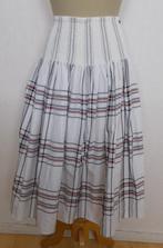 Aparte witte lange print rok van Ischiko! M, Maat 38/40 (M), Verzenden, Wit, Zo goed als nieuw