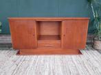 Art Deco dressoir 154 br vintage design tv meubel lowboard, BlijeSpullen.nl, Gebruikt, 150 tot 200 cm, Minder dan 100 cm