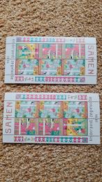 2 velletjes kinderpostzegels SAMEN, Ophalen of Verzenden, Overige landen
