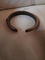 Oude bronzen slavenarmband, Sieraden, Tassen en Uiterlijk, Armbanden, Ophalen of Verzenden, Gebruikt, Bruin, Overige materialen