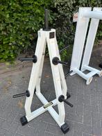 Technogym isotonic halter schijven rek, Sport en Fitness, Ophalen, Halterschijven, Rek, Halter schijven