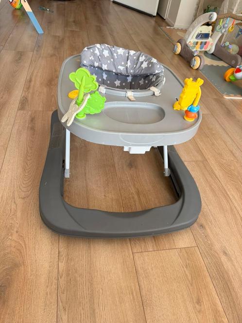 LOOP WAGEN grijs + little dutch voel boekje in goede staat, Kinderen en Baby's, Wipstoeltjes, Gebruikt, Overige merken, Verstelbaar