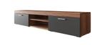 TV-meubel, Ophalen, Eikenhout, Zo goed als nieuw, 200 cm of meer
