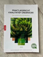 Praktijkgericht Kwalitatief Onderzoek - 2e druk, Boeken, Ophalen of Verzenden, Gamma, Zo goed als nieuw, HBO