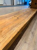 Massief Eiken Tafelblad - 60x257x4 cm, Eikenhout, 200 cm of meer, Zo goed als nieuw, Tafelblad