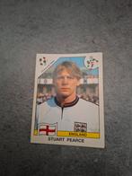 Panini sticker WK 90 Italia. Speler Stuart Pearce Engeland., Verzenden, Zo goed als nieuw, Sticker