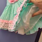 La Amapola jurk mint groen /roze kant broderie 104-110 42472, Kinderen en Baby's, Kinderkleding | Maat 104, Meisje, Ophalen of Verzenden