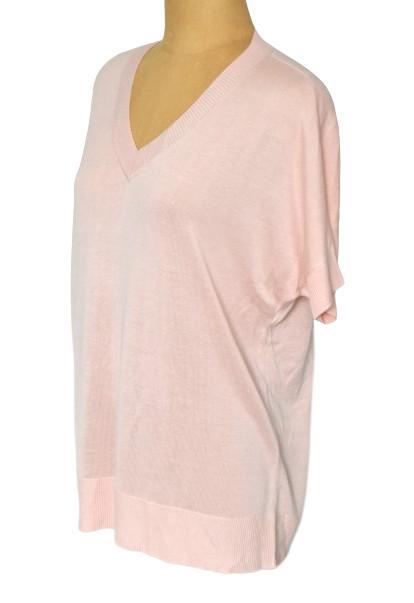 Max & Moi truitje, viscose top, zalm/roze, Mt. M, Kleding | Dames, Tops, Zo goed als nieuw, Maat 38/40 (M), Roze, Korte mouw, Verzenden