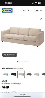 Ikea vimle 3 zits bank, beige!!, Huis en Inrichting, Ophalen, Zo goed als nieuw