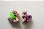 kleine little pony beeldjes leuk in vitrine kast rond 5 cm, Gebruikt, Ophalen of Verzenden