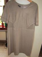 F351 GERRY WEBER mt 46 jurk beige suedine imitatiesuède, Kleding | Dames, Beige, Maat 46/48 (XL) of groter, Ophalen of Verzenden