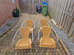 Terras stoelen, Tuin en Terras, Tuinstoelen, Ophalen, Zo goed als nieuw, Rvs, Stapelbaar