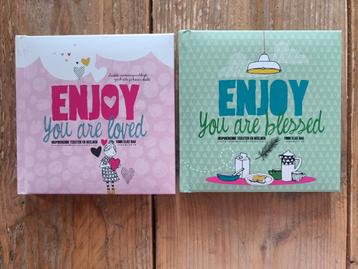 Enjoy, you are loved/ Enjoy you are blessed.  beschikbaar voor biedingen
