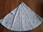 Kerst tafelkleedjes wit met zilveren sterren 2 stuks, Ophalen of Verzenden, Nieuw