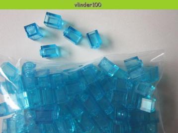L608 LEGO *NIEUW* STEEN 1x1 LICHTBLAUW TRANSPARANT WATER beschikbaar voor biedingen