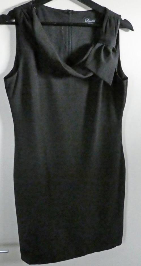 zwarte jurk geheel gevoerd ,          maat: 38             , Kleding | Dames, Jurken, Gedragen, Maat 38/40 (M), Zwart, Knielengte