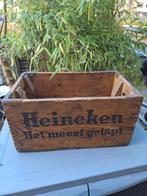 Vintage Heineken Kratje - jaren 70 authentiek en decoratief!, Ophalen, Gebruikt