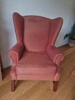 Oud roze klassieke fauteuil, lekkere stoel, Gebruikt, Ophalen of Verzenden, 75 tot 100 cm