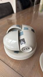 12x kop en schotel new blocks zonder beschadigingen, Ophalen of Verzenden, Zo goed als nieuw, Overige stijlen, Kop(pen) en/of Schotel(s)