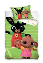 Bing Konijn Dekbedovertrek 140 x 200 - Katoen - Bing en Sula, Jongetje of Meisje, Dekbedovertrek, Nieuw, Ophalen of Verzenden