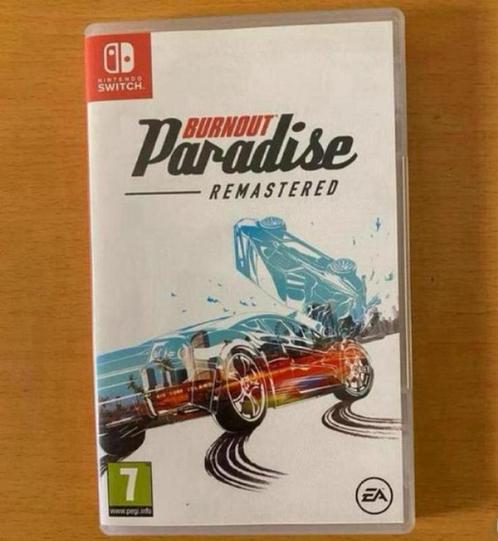 Burnout Paradise remastered (switch), Spelcomputers en Games, Games | Nintendo Switch, Zo goed als nieuw, Racen en Vliegen, 1 speler