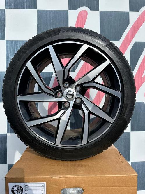 18 inch Oirginele Volvo velgen 5x108 V60 V90 + zomerbanden, Auto-onderdelen, Banden en Velgen, Velg(en), 18 inch, Personenwagen