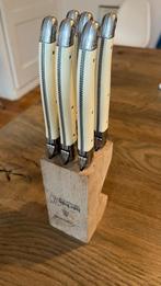 Laguiole knife x6, Huis en Inrichting, Keuken | Bestek, Nieuw, Ophalen of Verzenden, Rvs of Chroom, Vaatwasserbestendig