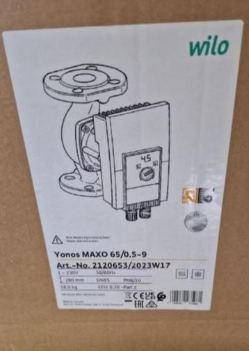 Wilo Yonos-Maxo 65 circulatiepomp 65/0,5-9 PN6/10 - nieuw beschikbaar voor biedingen
