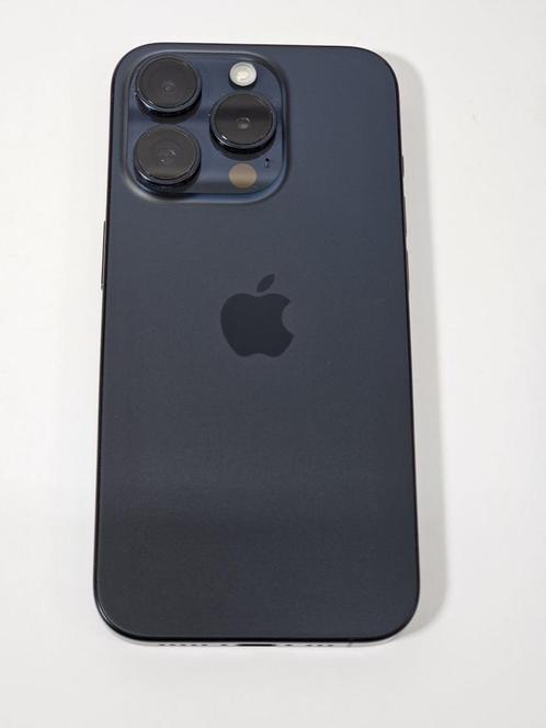 Apple iPhone 15 Pro - 128GB - Titanium Blauw - 95% Accu, Telecommunicatie, Mobiele telefoons | Apple iPhone, Gebruikt, 128 GB