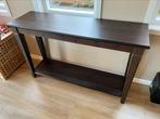Dressoir robust donker hout, Huis en Inrichting, Ophalen, Met plank(en), Gebruikt, 100 tot 150 cm