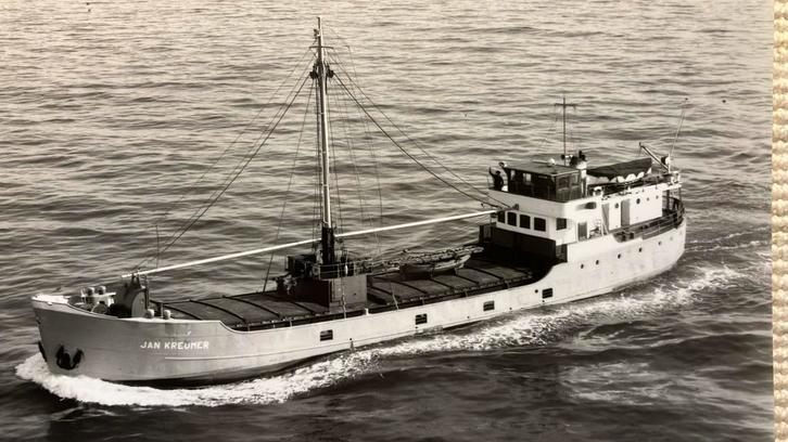 Jan Kreumer 1935   Niestern  In dienst 1950-1962, Verzamelen, Scheepvaart, Ophalen of Verzenden