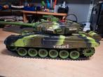 Legertank 1:10 Rupsbanden, Licht, Geluid, Afstandsbediening, Ophalen of Verzenden, Nieuw, Afstandsbediening