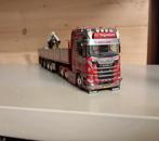 Scania S A.E. Hoogendoorn steentrailer Tekno, Ophalen of Verzenden, Nieuw, Bus of Vrachtwagen, Tekno