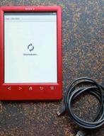 Sony ereader rood incl laadkabel, Computers en Software, E-readers, Gebruikt, 6 inch of minder, Ophalen of Verzenden, 4 GB of minder