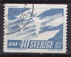 meeloper Europa Zweden 1961 MiNr. 467A gestempeld, Postzegels en Munten, Postzegels | Europa | Scandinavië, Zweden, Verzenden