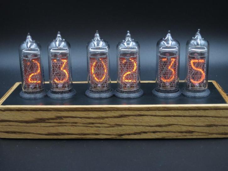 Tinytime IN14 Nixie klok clock, Huis en Inrichting, Woonaccessoires | Klokken, Nieuw, Overige typen, Analoog, Verzenden