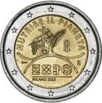 2 euro Italië “Expo Milaan’’ UNC 2015, Verzenden, Italië, 2 euro, Losse munt