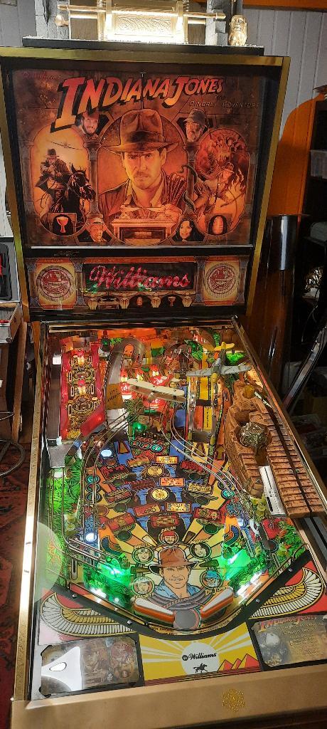 Indiana Jones in Gold, flipperkast, Verzamelen, Automaten | Flipperkasten, Zo goed als nieuw, Dot-matrix, Flipperkast, Williams
