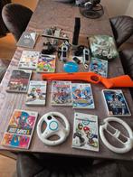Mega grote  familie wii set met veel games en accessoires, Ophalen of Verzenden, Zo goed als nieuw, Met 2 controllers