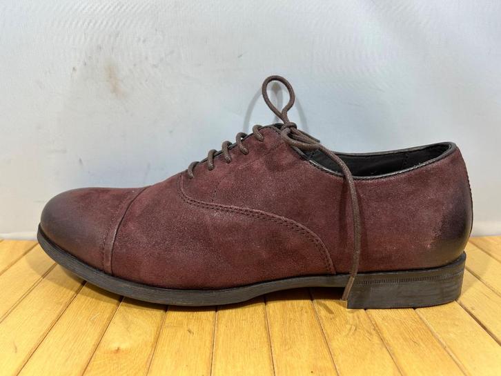 Geox, maat 42, mooie kleur rood bruine veterschoenen., Kleding | Heren, Schoenen, Nieuw, Veterschoenen, Bruin, Ophalen of Verzenden