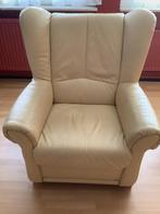 Comfortabele fauteuil, Huis en Inrichting, Fauteuils, Ophalen, Gebruikt, Leer, 75 tot 100 cm