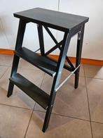 Trapje Ikea Hout Zwart, Ophalen, Zo goed als nieuw, Minder dan 2 meter