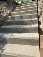 2 Betonnen traptreden, Tuin en Terras, Bielzen en Borders, Ophalen, Gebruikt, 100 tot 200 cm, Blok